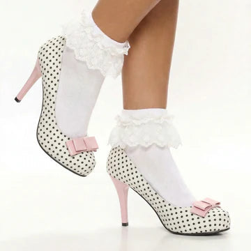 Lulu Polka Bow Heels